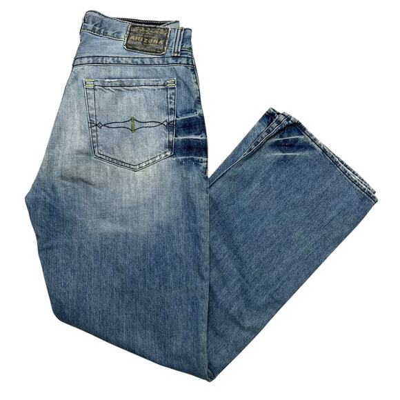 Vintage Y2K Arizona Men’s Light Wash Straight Leg Bootcut Denim Jeans - 34X32 - Picture 1 of 8